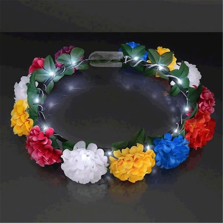 Endless Games Light Up Rainbow Flowers Fairy Halo Crown Headband EN3331695